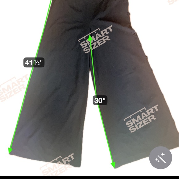 Roberta Louis Side-Button Palazzo Pants – Structured Waist – New With Tags 14 - Picture 6 of 7